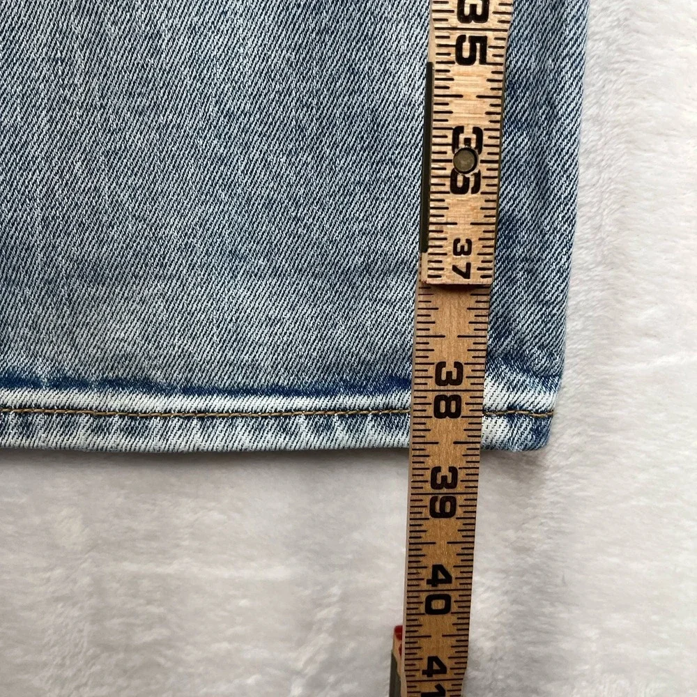 Silver Jeans Highly Desirable Straight Leg Womens 25 Light Wash Exposed Zipper